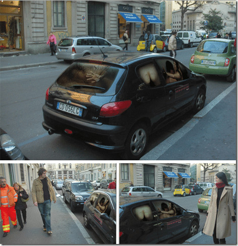 Erotika Sex Shop Car Window Stickers