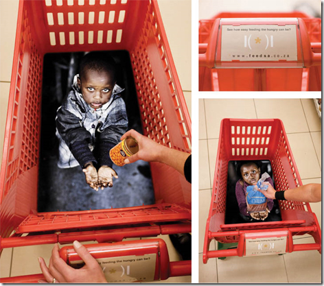 Feed SA Shopping Cart Posters