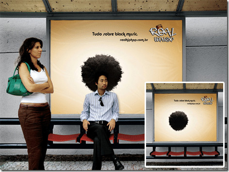 ‘Real Hip Hop’ Bus Stop Ad ‘Real Hip Hop’ Bus Stop Ad