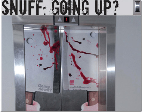 Snuff Clothing Bloody Cleaver Poster